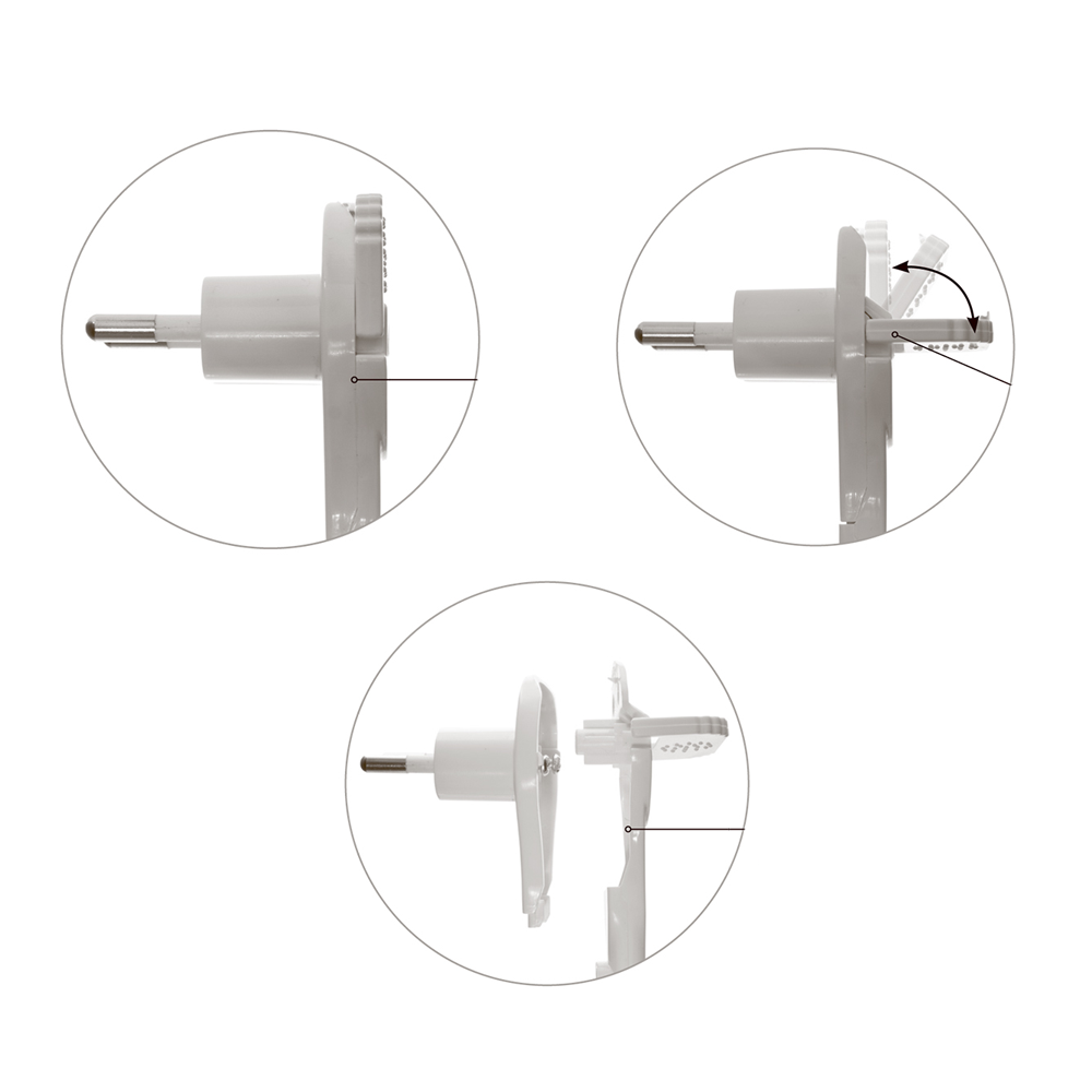 Winkelstecker Schukostecker Flachstecker 230V 6A IP20 extra flach mit Klappgriff