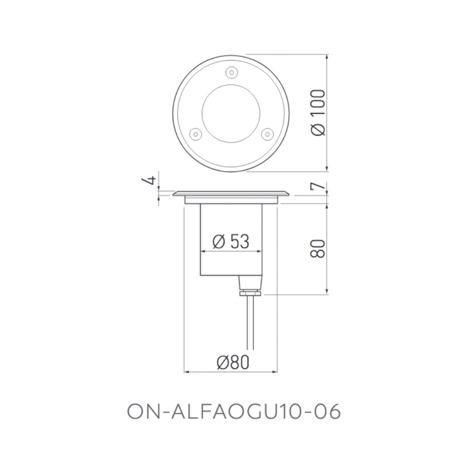 Bodeneinbauleuchte Bodenleuchte Auffahrleuchte IP67 GU10 10W