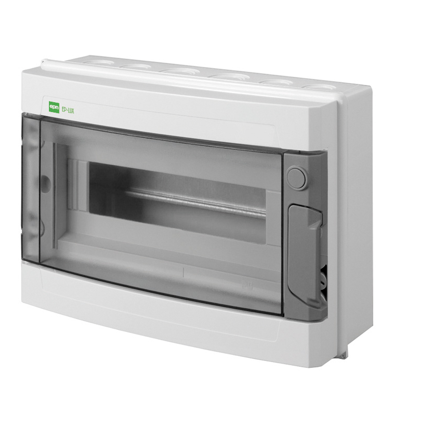 Aufputz / Sicherungskasten / Verteilerkasten / Kleinverteiler / IP55 / IP65 / feuchtraumgeeignet / 1-reihig für 12 Module