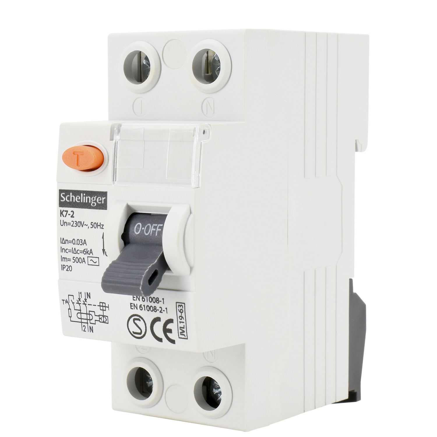 Fehlerstromschutzschalter FI-Schalter / 2-Polig / 40A / 30mA