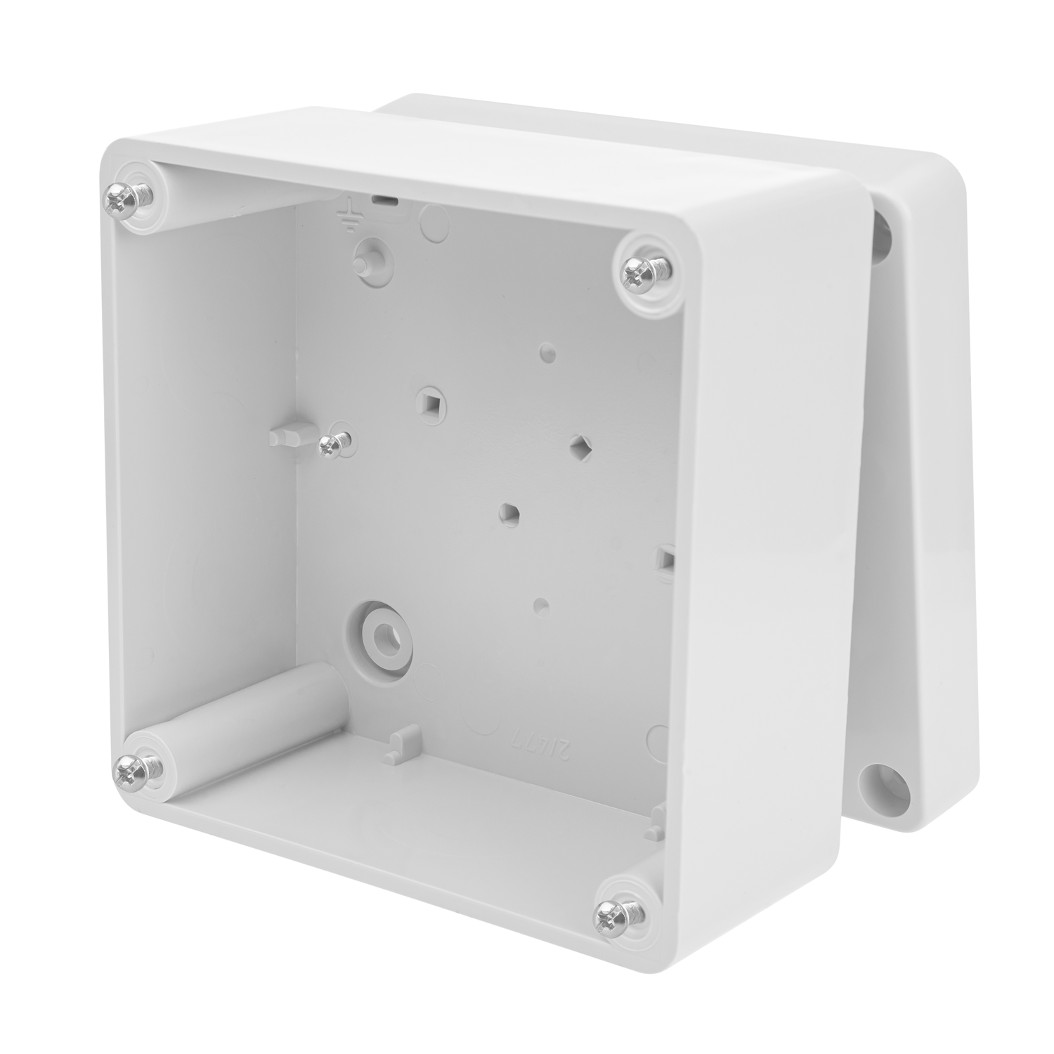 Hochwertige Abzweigdose / Industriebox / Leergehäuse / IP65 / hellgrau / Premium-Qualität / Abmessungen: 105 x 105 x 66