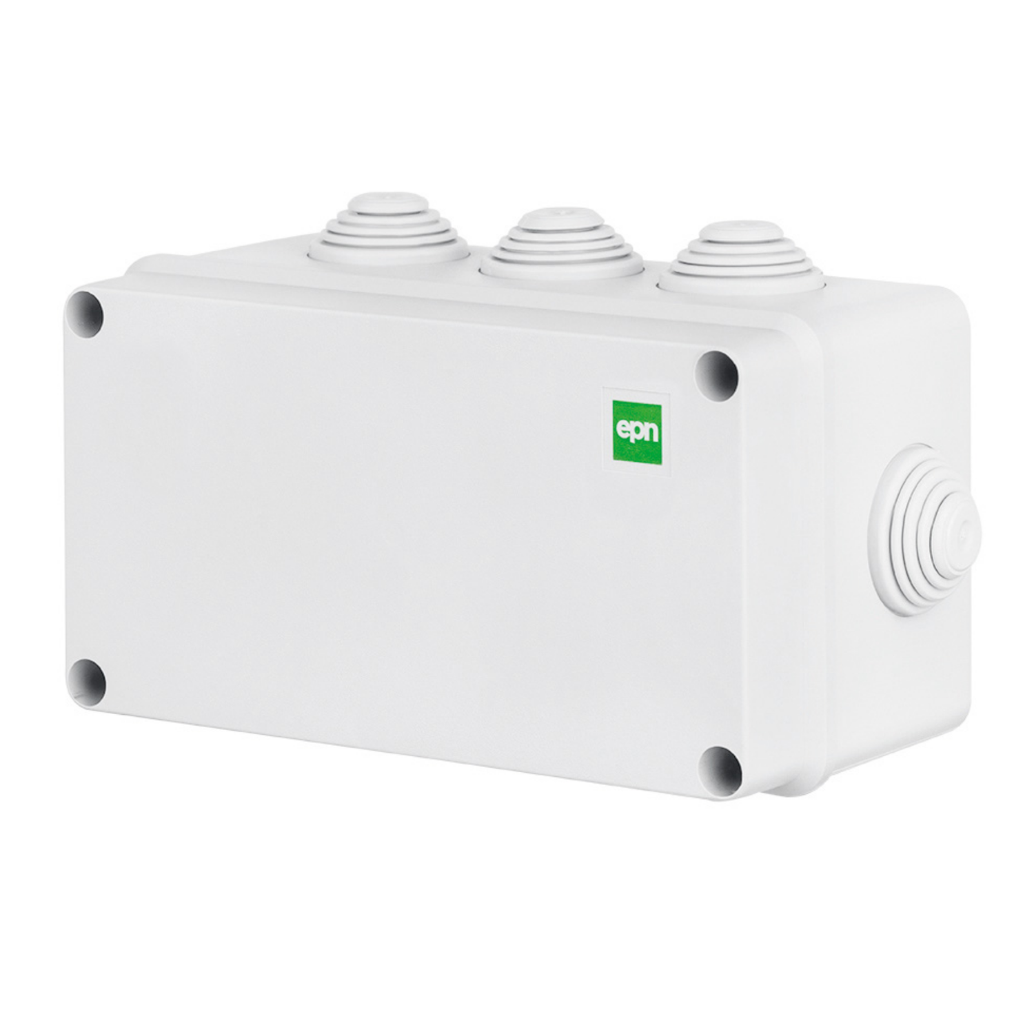 Abzweigdose / Industriebox / Leergehäuse / Schaltkasten / Verteilerkasten / IP55 / weiß mit Dichtungen / 156 x 95 x 68 mm