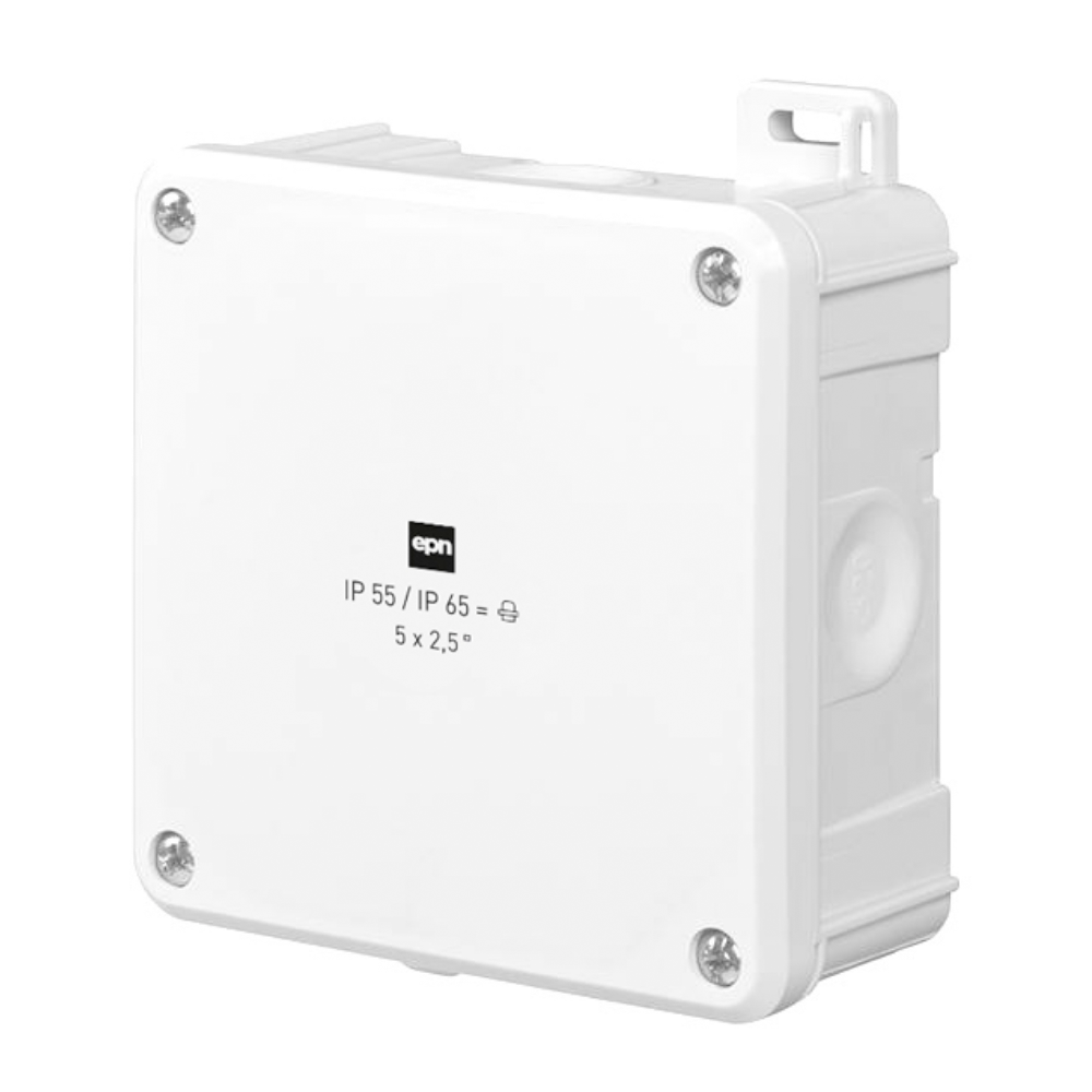 Aufputz / Abzweigdose / Verteilerdose / IP55 / IP65 / Feuchtraum / Nassraum / ohne Klemmen