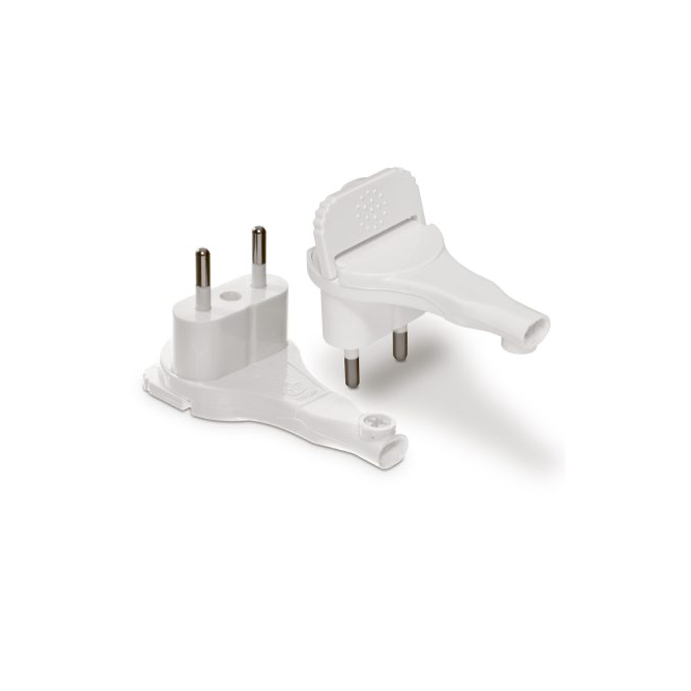 Winkelstecker Schukostecker Flachstecker 230V 6A IP20 extra flach mit Klappgriff